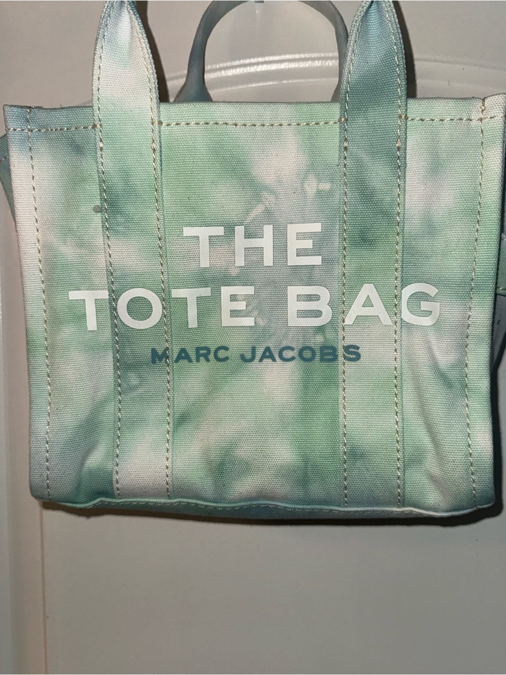 Marc Jacobs The Tote Bag - Mint Tie-Dye Canvas NWT